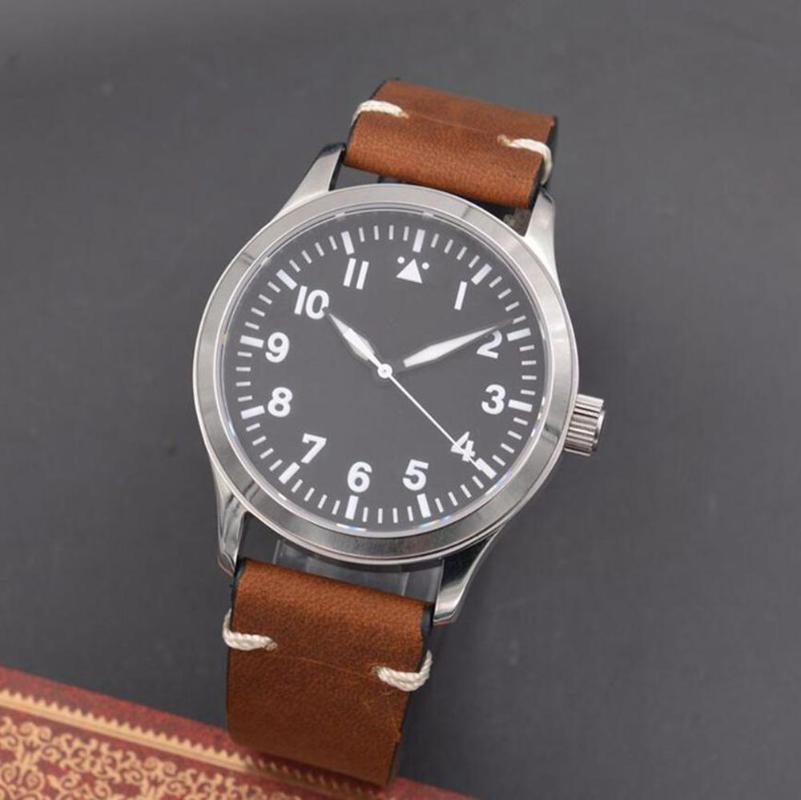 Wristwatches Men's Watch Automatic Mechanical 42mm Sapphire Glass Ceramic Bezel Black Dial Nylon Strap
Wristwatches Men's Watch Automatic Mechanical 42mm Sapphire Glass Ceramic Bezel Black Dial Nylon Strap
