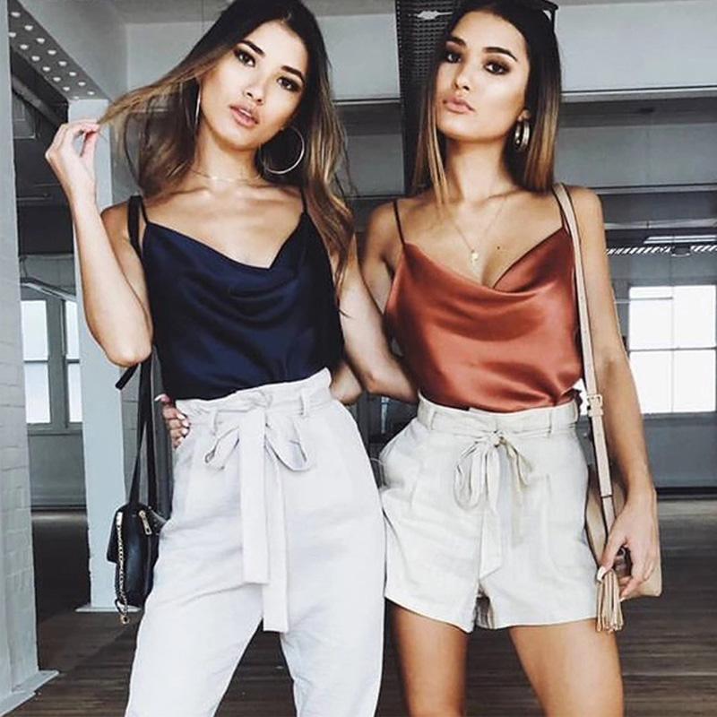 Women' Tanks & Camis Summer Sexy Cropped Women Crop Top Sleeveless Shirt Slim Lady Bralette Tops Tank Chiffon Strap Skinny Vest CamisoleWom, Khaki
Women' Tanks & Camis Summer Sexy Cropped Women Crop Top Sleeveless Shirt Slim Lady Bralette Tops Tank Chiffon Strap Skinny Vest CamisoleWom, Khaki