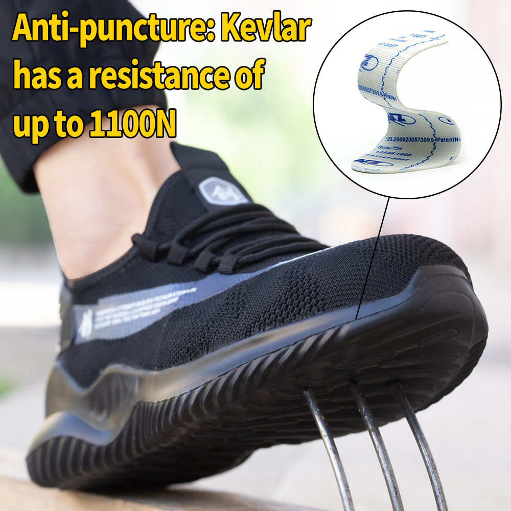 Work Safety Shoes Men Lightweight Breathable Soft Wear Resistant Toe Work Shoes Anti-smashing Puncture Proof, D020
Work Safety Shoes Men Lightweight Breathable Soft Wear Resistant Toe Work Shoes Anti-smashing Puncture Proof, D020