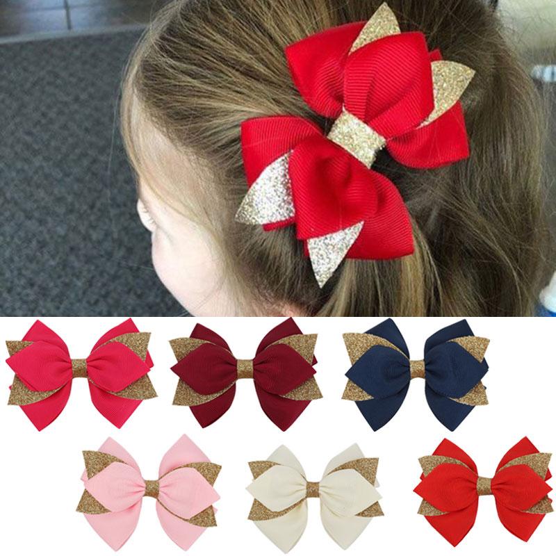 Hair Accessories 2pcs Double Layer Bows Clips Glitter Grosgrain Ribbon Hairpins Girl HeadWear Bow With Kids AccessoriesHair, A 1pc
Hair Accessories 2pcs Double Layer Bows Clips Glitter Grosgrain Ribbon Hairpins Girl HeadWear Bow With Kids AccessoriesHair, A 1pc