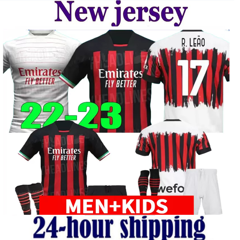 BRAHIMOVIC 22 23 soccer jersey AC GIROUD BENNACER KESSIE ROMAGNOLI CALHANOGLU TONALI REBIC 2022 2022 MILANS football shirt maillot men kids kit set 4TH, 22/23 home
BRAHIMOVIC 22 23 soccer jersey AC GIROUD BENNACER KESSIE ROMAGNOLI CALHANOGLU TONALI REBIC 2022 2022 MILANS football shirt maillot men kids kit set 4TH, 22/23 home