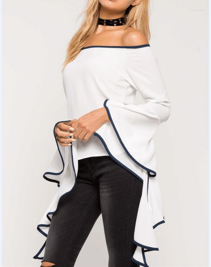Women' Blouses & Shirts Off Shoulder White Women Summer Sexy Elegant Butterfly Sleeve Blouse Shirt Causal Cool Blusas Chee22
Women' Blouses & Shirts Off Shoulder White Women Summer Sexy Elegant Butterfly Sleeve Blouse Shirt Causal Cool Blusas Chee22