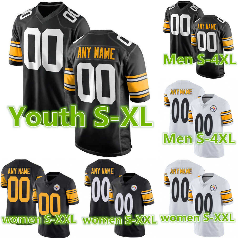 

Football Jerseys Custom Pittsburgh''Steelers''men women 10 Mitchell 8 Kenny Pickett Trubisky 19 JuJu Smith-Schuster 22 Najee Harris, Color