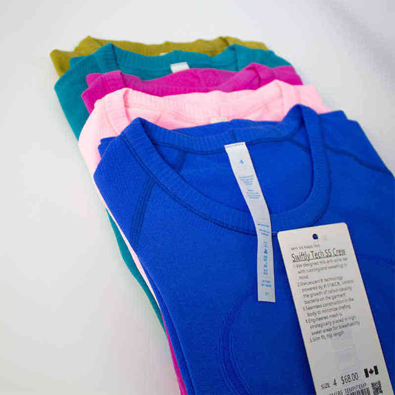Fashion Brand Lulu t Shirts Short Sleeve o Neck Sports T-shirt Women Fitness Stretchy Yoga Tops Tshirts Breathable High Elastic Athletic Workout Lu Tees Ycte, Purple short top
Fashion Brand Lulu t Shirts Short Sleeve o Neck Sports T-shirt Women Fitness Stretchy Yoga Tops Tshirts Breathable High Elastic Athletic Workout Lu Tees Ycte, Purple short top