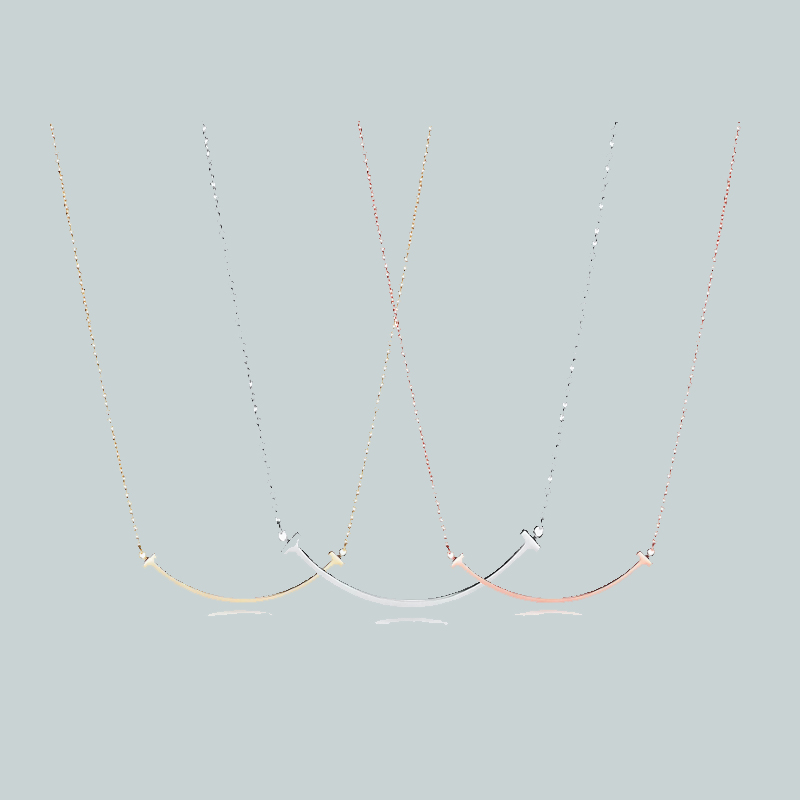 T S925 Sterling Silver Smiley Face Necklace Niche Design Pendant Accessories Simple Light Luxury ins Style Jewelry Women
T S925 Sterling Silver Smiley Face Necklace Niche Design Pendant Accessories Simple Light Luxury ins Style Jewelry Women