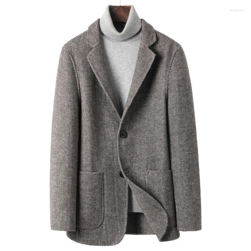 Men's Wool & Blends Winter Men Blend Coats Brand Business Casual Solid Color Coat Luxurious Overcoat Male Kend22, Dark grey
Men's Wool & Blends Winter Men Blend Coats Brand Business Casual Solid Color Coat Luxurious Overcoat Male Kend22, Dark grey