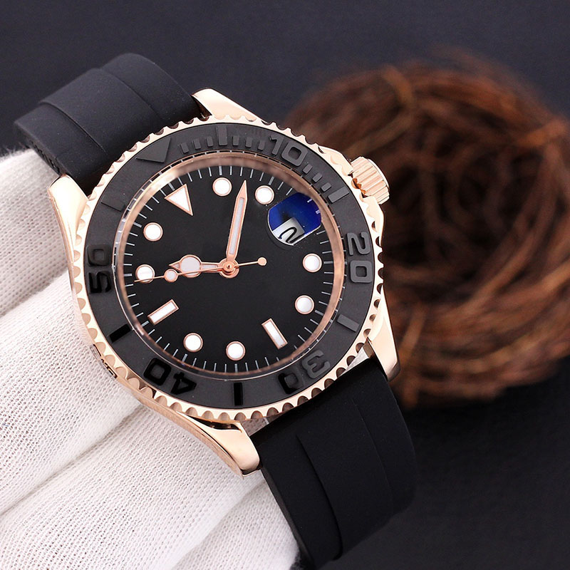 Men's Watch 40mm Black Dial Designer Automatic Watch Sapphire Glass Classic Folding Strap Luminous Swim Wristwatch montre de luxe, Tool
Men's Watch 40mm Black Dial Designer Automatic Watch Sapphire Glass Classic Folding Strap Luminous Swim Wristwatch montre de luxe, Tool