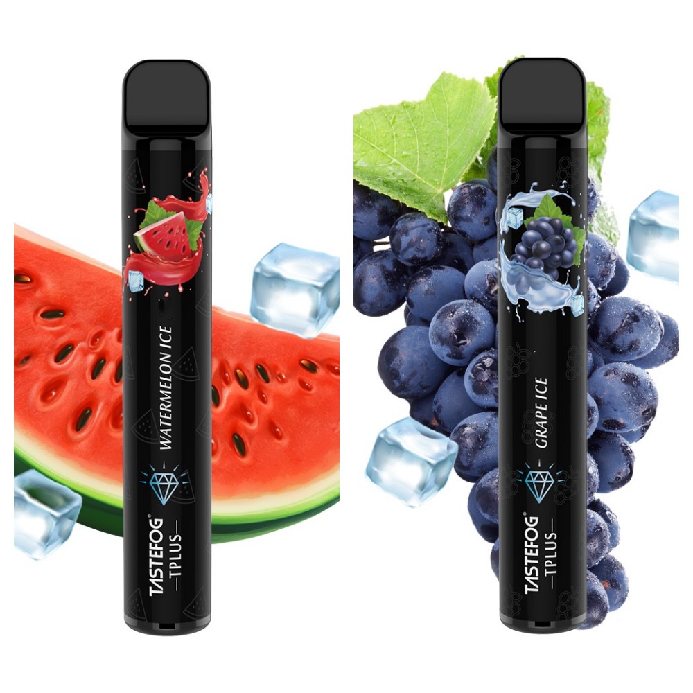 Tastefog Tplus E-Cigarette 800 Puff Disposable Vape Pods TPD CE RoHS Approved Wholesale 13 Flavors English & Spanish Package
Tastefog Tplus E-Cigarette 800 Puff Disposable Vape Pods TPD CE RoHS Approved Wholesale 13 Flavors English & Spanish Package