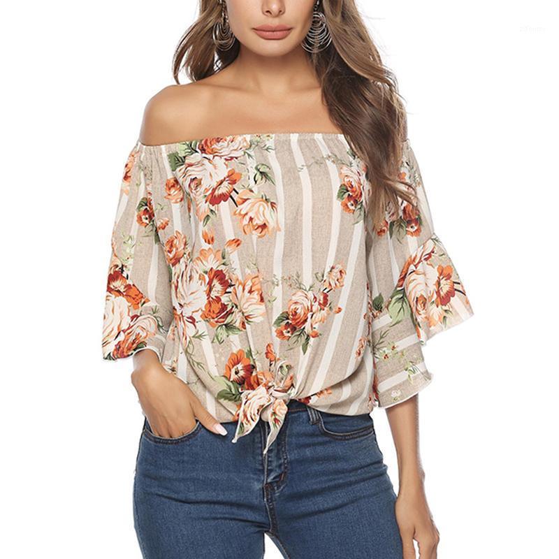 Women Off Shoulder Floral Blouse Shirt Sexy Tops Lady Flower Print Summer Fashion Flare Sleeve Slash Neck Blusas Women's Blouses & Shirts, Khaki
Women Off Shoulder Floral Blouse Shirt Sexy Tops Lady Flower Print Summer Fashion Flare Sleeve Slash Neck Blusas Women's Blouses & Shirts, Khaki