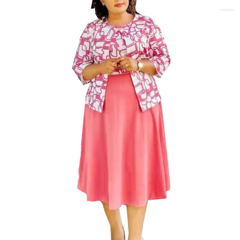 Plus Size Dresses Two Piece Set Women Dress With Blazer Printed Long Sleeve Spring Fall Office Lady Robe Elegant Pleated Patchwork 6XL Echm2, Blue
Plus Size Dresses Two Piece Set Women Dress With Blazer Printed Long Sleeve Spring Fall Office Lady Robe Elegant Pleated Patchwork 6XL Echm2, Blue