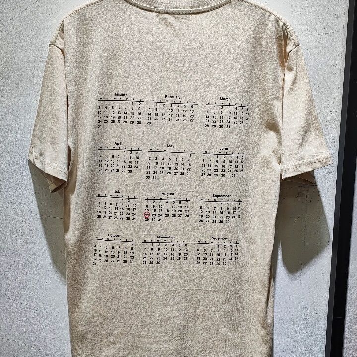 men women t shirts Round Collar Cotton Loose mm6 Round Collar Calendar Printed Short Sleeve Letter T-shirt, Black
men women t shirts Round Collar Cotton Loose mm6 Round Collar Calendar Printed Short Sleeve Letter T-shirt, Black