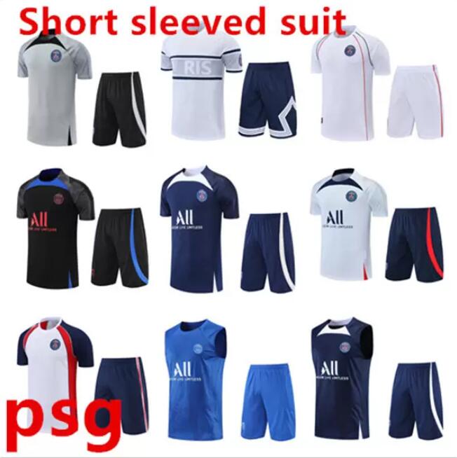 22/23 PSGS soccer jersey tracksuit 2022 2023 Sportswear men training suit Short sleeved suit Football kit uniform chandal adult sweatshirt Sweater sets
22/23 PSGS soccer jersey tracksuit 2022 2023 Sportswear men training suit Short sleeved suit Football kit uniform chandal adult sweatshirt Sweater sets