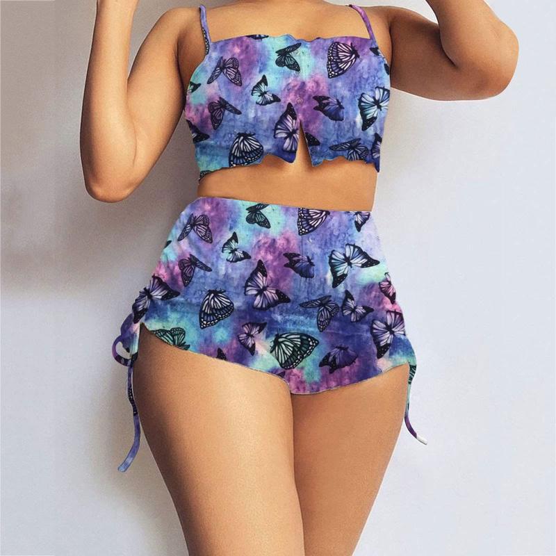 Women' Tracksuits Women' Seamless Sports Set Fashion Print Breathability Sleeveless Crop Tops High Waist Drawstring Slim Shorts SetWom, Pink
Women' Tracksuits Women' Seamless Sports Set Fashion Print Breathability Sleeveless Crop Tops High Waist Drawstring Slim Shorts SetWom, Pink
