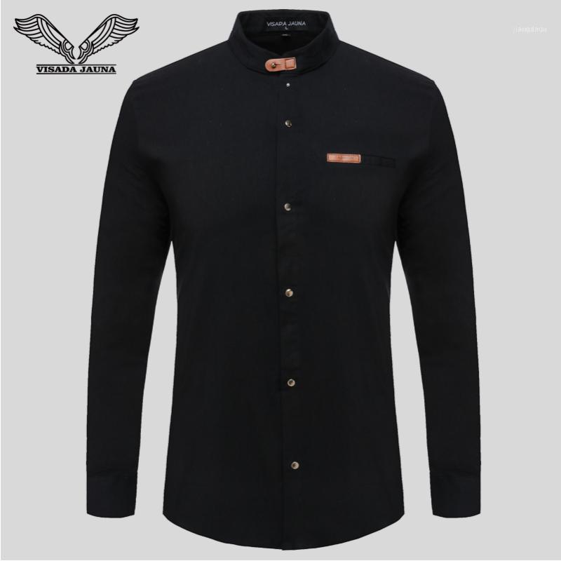 Wholesale- VISADA JAUNA Men Shirt Solid Color 2022 Business Dress Male Casual Brand Clothing Long Sleeve Camisa Social Masculina 5XL N11911, Navy
Wholesale- VISADA JAUNA Men Shirt Solid Color 2022 Business Dress Male Casual Brand Clothing Long Sleeve Camisa Social Masculina 5XL N11911, Navy