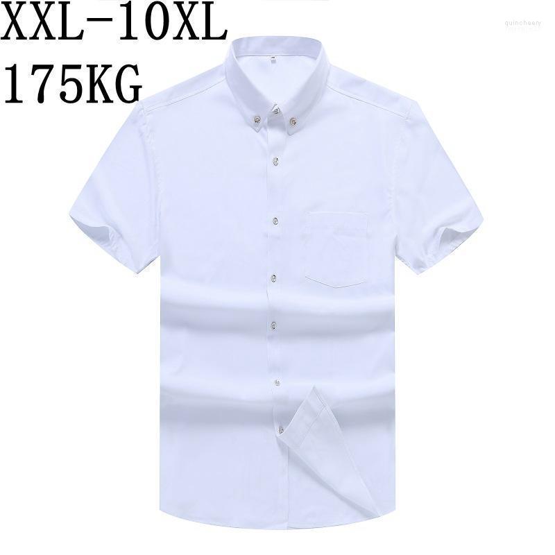 Men's Dress Shirts 10XL 8XL 7XL 6XL Summer Business Formal Shirt Men Brand Clothing Short Sleeve Loose Social Casual White For Man Quin22, Black
Men's Dress Shirts 10XL 8XL 7XL 6XL Summer Business Formal Shirt Men Brand Clothing Short Sleeve Loose Social Casual White For Man Quin22, Black