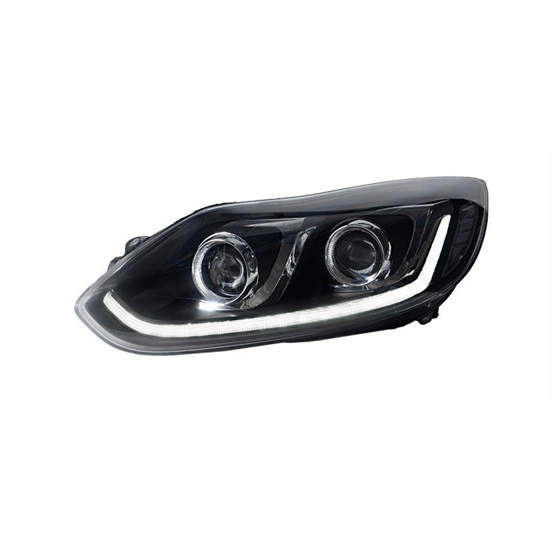 Auto Tuning LED Headlight for Ford Focus 20 12-2014 Car Daytime Running Lights LED Turn Signal Headlights Facelift