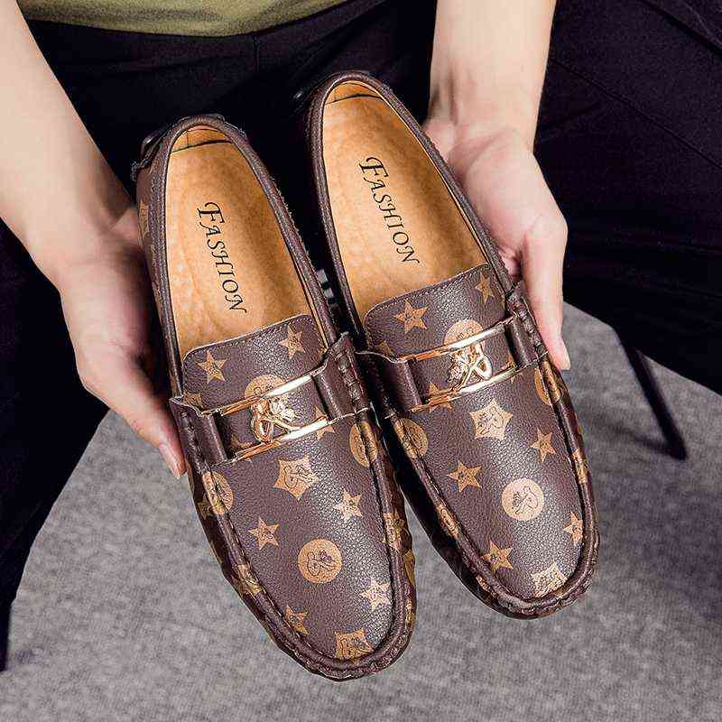 Dres Shoe Printed Leather Designer Big Size Men Casual Shoe Brief on Black Man Slipper Mocassin Italian 220723, Pdd canvas
Dres Shoe Printed Leather Designer Big Size Men Casual Shoe Brief on Black Man Slipper Mocassin Italian 220723, Pdd canvas