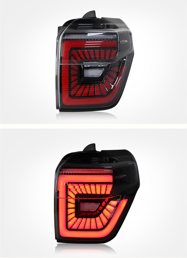 Car Rear Lamp for Toyota 4Runner LED Taillight 2010-2021 Tail Brake Reversing Lights LED Dynamic Turn Signal Taillights