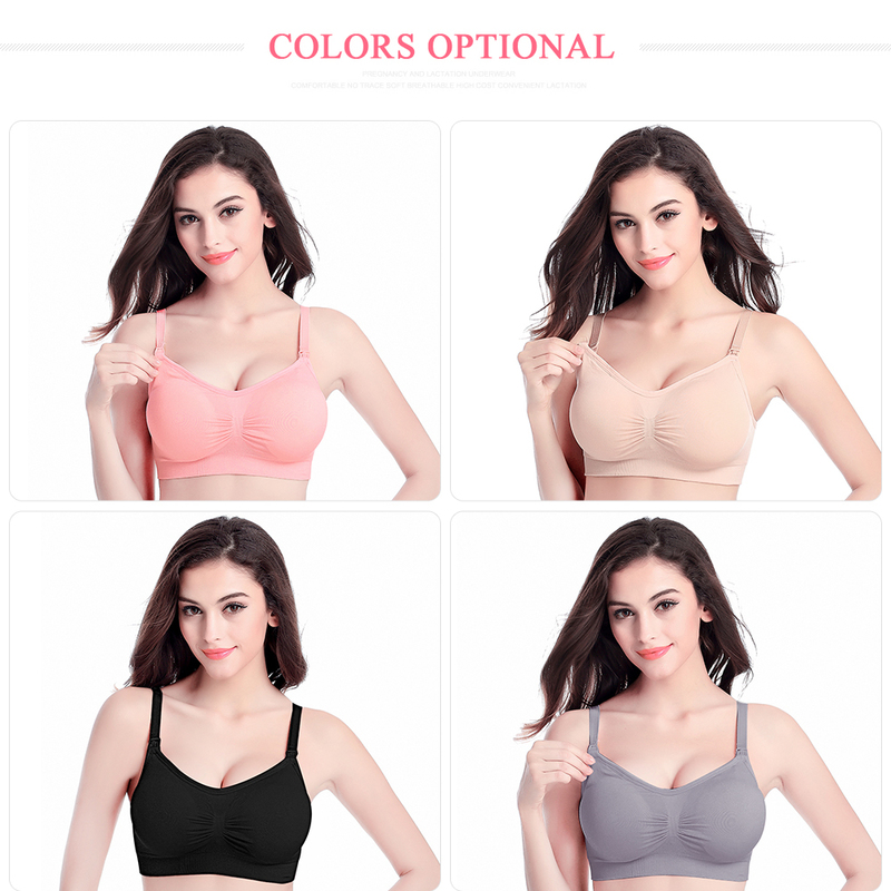 Nursing bra Special Maternity Bra Hand Free Pregnancy Clothes Breastfeeding Accessories Pumping Bra Can Wear All Day 220621
