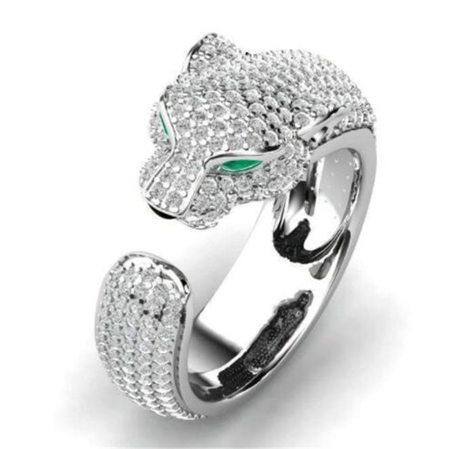 New fashion leopard head diamond ring men and women opening adjustable rings designer jewelry ring
New fashion leopard head diamond ring men and women opening adjustable rings designer jewelry ring