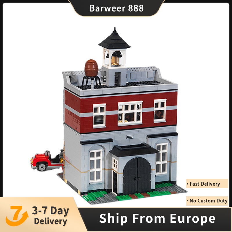 15004/84004 Creator Block 2313Pcs City Street Series Fire Brigade Model Building Brick Compatible 10197 Children Toys Gifts
15004/84004 Creator Block 2313Pcs City Street Series Fire Brigade Model Building Brick Compatible 10197 Children Toys Gifts