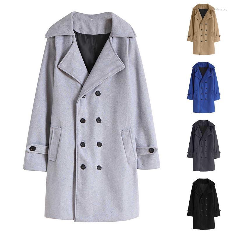 Men's Wool & Blends Fashion British Style Solid Color Long Jacket Casual Punk Warm Coat Viol22, Khaki
Men's Wool & Blends Fashion British Style Solid Color Long Jacket Casual Punk Warm Coat Viol22, Khaki