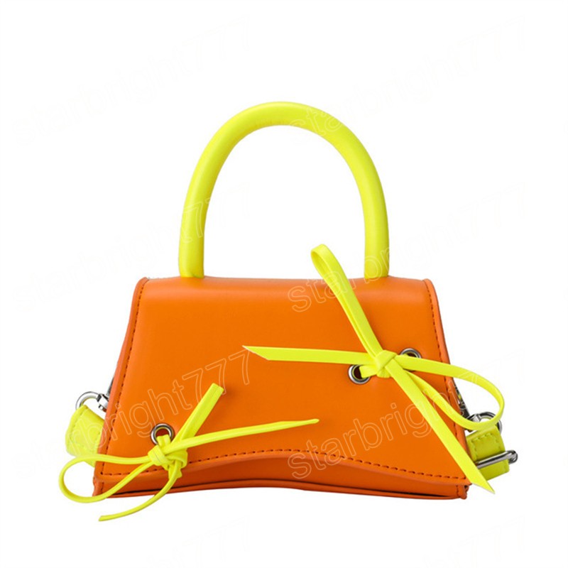 Lovely Children's Small Square Shoulder Bag PU Leather Baby Girls Messenger Bags Cute Bow Design Kids Mini Coin Purse Handbags