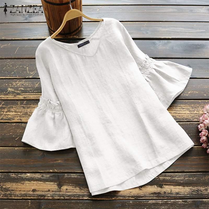 Women' Blouses & Shirts 2022 Summer Tunic Tops Women Solid Blouse Vintage V Neck Flare Sleeve Cotton Linen Shirt Blusas Chemise Plus, White
Women' Blouses & Shirts 2022 Summer Tunic Tops Women Solid Blouse Vintage V Neck Flare Sleeve Cotton Linen Shirt Blusas Chemise Plus, White
