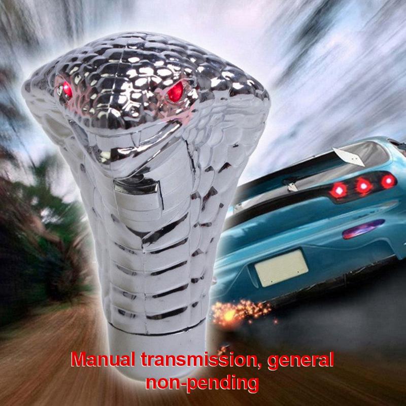 Other Interior Accessories Fashion Cobras Snake Shape Car Gearbox Handle Gear Levers Knob With LED Light Universal Modification Shift LeverO
Other Interior Accessories Fashion Cobras Snake Shape Car Gearbox Handle Gear Levers Knob With LED Light Universal Modification Shift LeverO