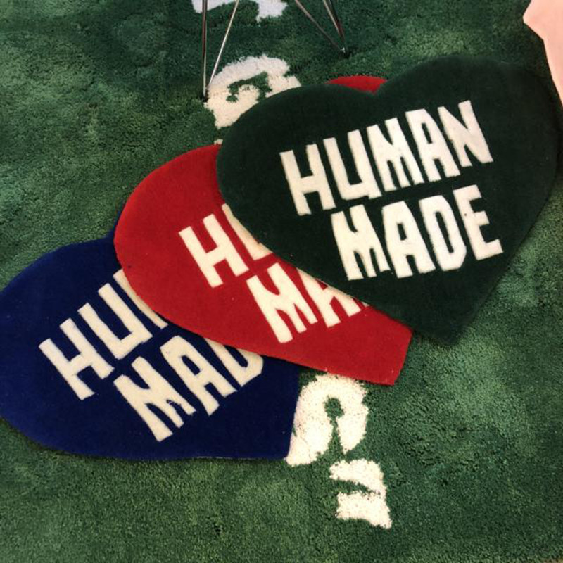 Home Furnishings Artistic Carpet Human Made Heart Classic Logo Area Rug Hypebeast Kidsroom Bedroom Playroom 3D Handmade Acrylic Yarn Trending Floor Ma