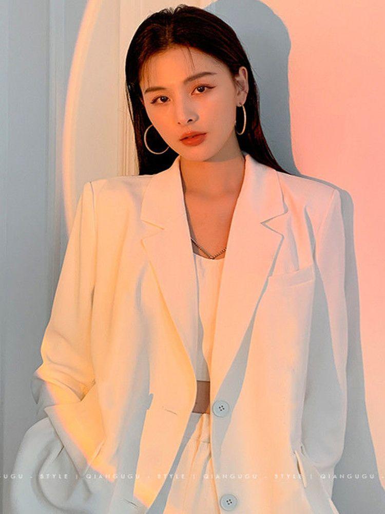 Women' Suits & Blazers Blazer Female Casual Clothing Top 2022 Solid Color Suit Jacket All-match Slim Single-breasted Fall For WomenWomen, Black
Women' Suits & Blazers Blazer Female Casual Clothing Top 2022 Solid Color Suit Jacket All-match Slim Single-breasted Fall For WomenWomen, Black