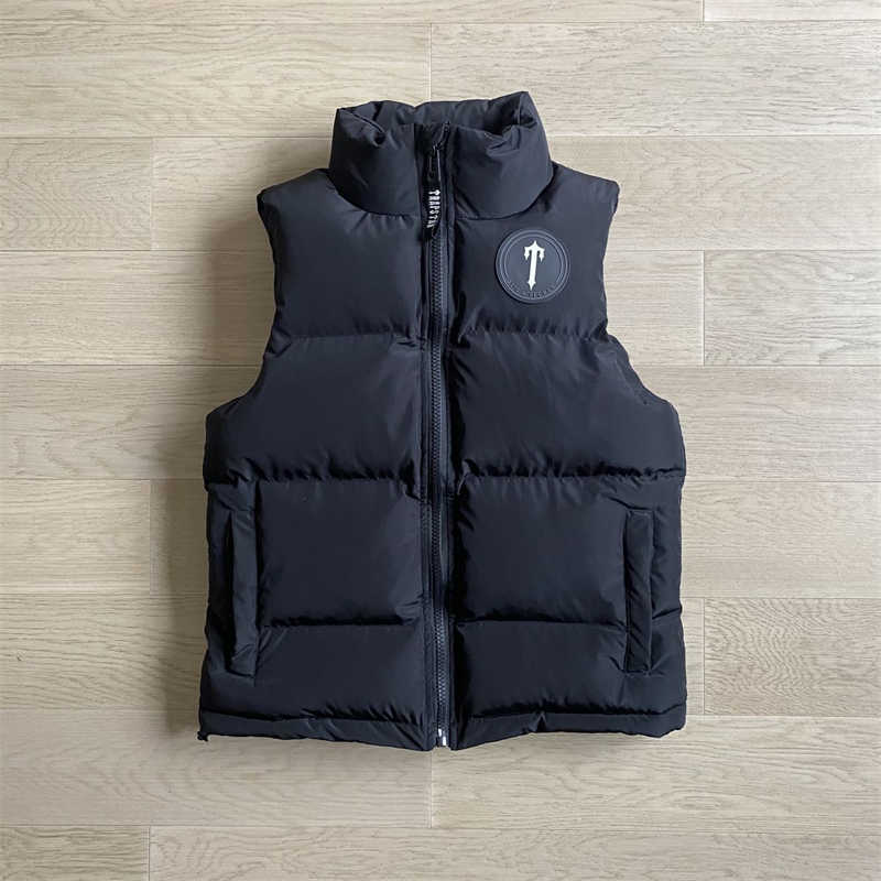Autumn and winter new men's and women's sleeveless Trapstar down jacket jacket cotton Broad high-quality vest short warm streetwear, Black
Autumn and winter new men's and women's sleeveless Trapstar down jacket jacket cotton Broad high-quality vest short warm streetwear, Black