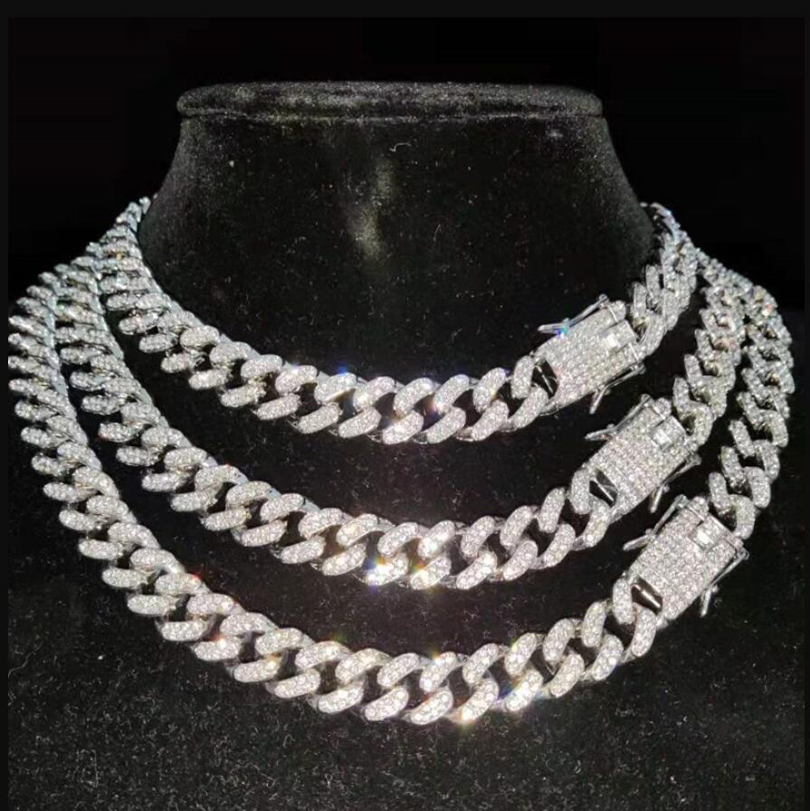 Hip Hop Bling Tennis Fashion Chains Jewelry Mens Gold Silver Miami Cuban Link Chain Necklaces Diamond Iced Out Chian Necklaces
Hip Hop Bling Tennis Fashion Chains Jewelry Mens Gold Silver Miami Cuban Link Chain Necklaces Diamond Iced Out Chian Necklaces