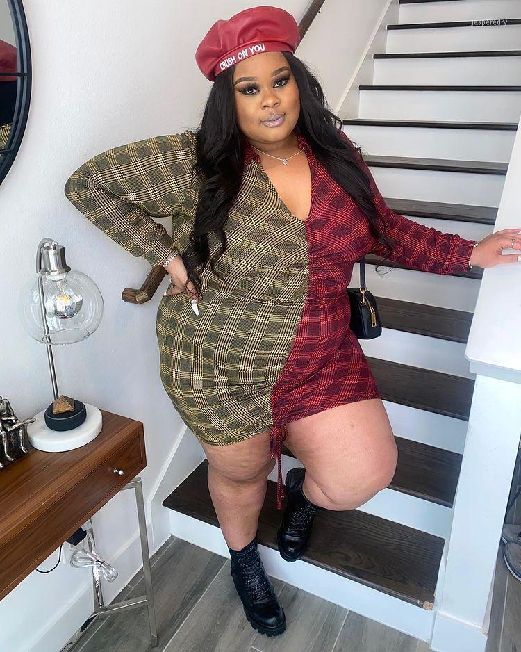 Plus Size Dresses Sexy Lead V-chest Panel Contrast Pleated Rope DressPlus Jasp22, Multi
Plus Size Dresses Sexy Lead V-chest Panel Contrast Pleated Rope DressPlus Jasp22, Multi