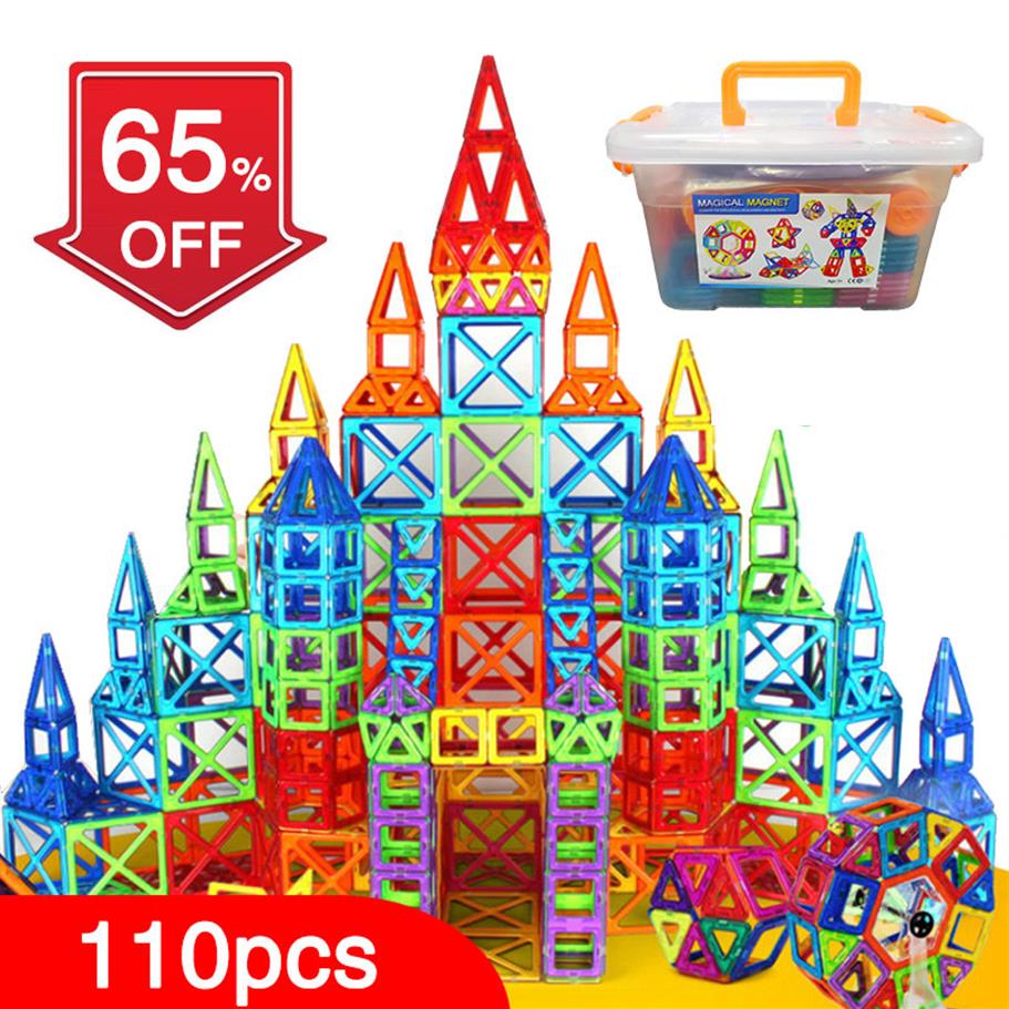 Qbw 110pcs Magnetic Blocks Magnetic Designer Building Construction Toys Set Magnet Educational Toys For Children Kids Gift Y190606269J
Qbw 110pcs Magnetic Blocks Magnetic Designer Building Construction Toys Set Magnet Educational Toys For Children Kids Gift Y190606269J