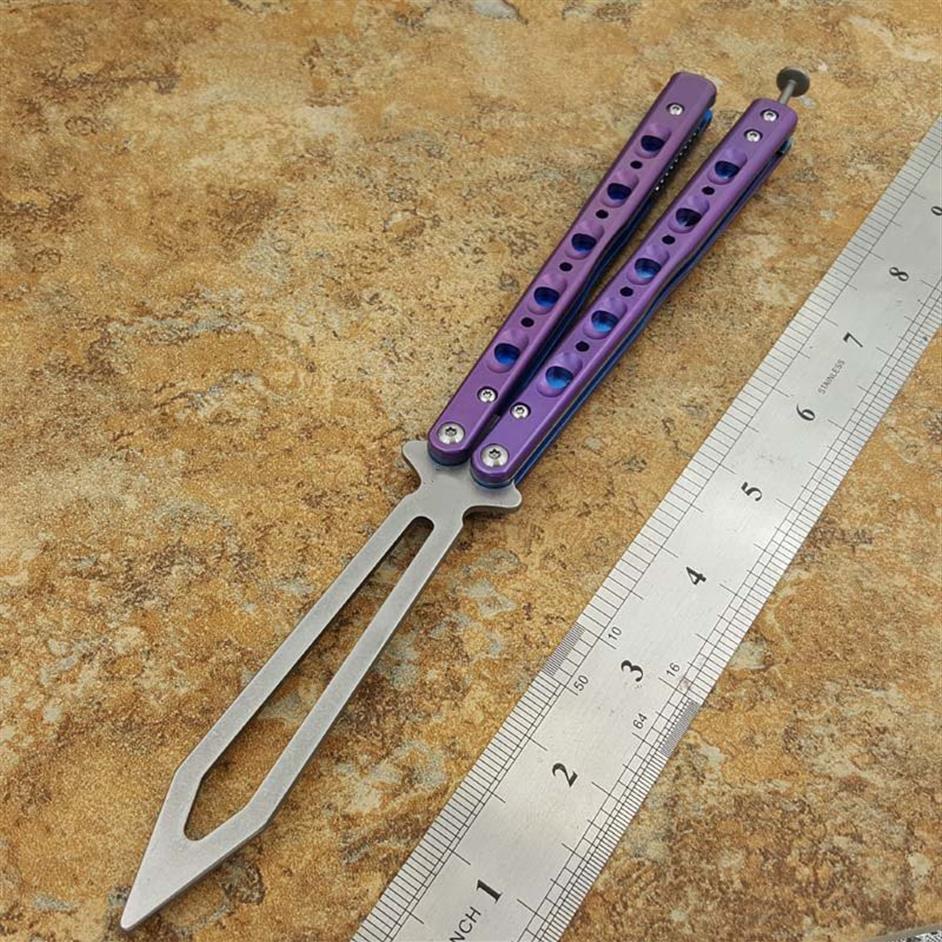 Theone Balisong Butterfly Training Swing Jilt Knife BM51 V3 V6 OSP D2 Blade Titanium Handle Trainer Not Sharp Sea Monster Squid RB304s
Theone Balisong Butterfly Training Swing Jilt Knife BM51 V3 V6 OSP D2 Blade Titanium Handle Trainer Not Sharp Sea Monster Squid RB304s