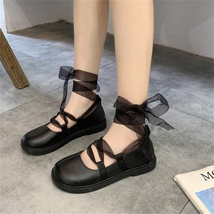 Ankle Strap Ballet Shoes Women Round Toe Soft Leather Platform Flats Ladies Fashion Gladiator Lace Up Lolita Mary Janes Shoes 220616, Bright black
Ankle Strap Ballet Shoes Women Round Toe Soft Leather Platform Flats Ladies Fashion Gladiator Lace Up Lolita Mary Janes Shoes 220616, Bright black