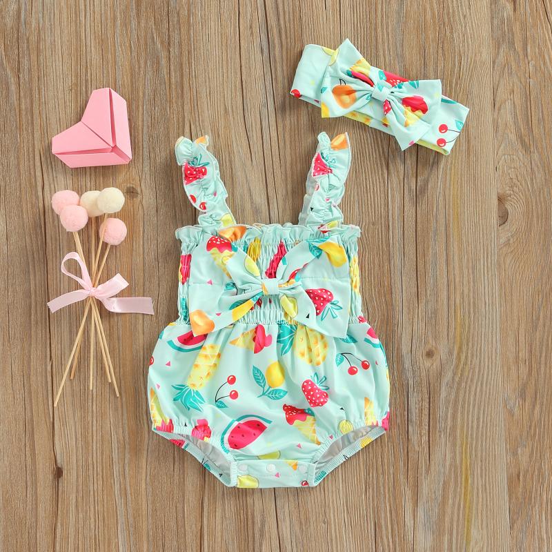 Rompers CitgeeSummer Infant Baby Girl Bodysuit Set Sleeveless Lemon Pineapple Bow Knot Jumpsuit Headband ClothesRompers
Rompers CitgeeSummer Infant Baby Girl Bodysuit Set Sleeveless Lemon Pineapple Bow Knot Jumpsuit Headband ClothesRompers