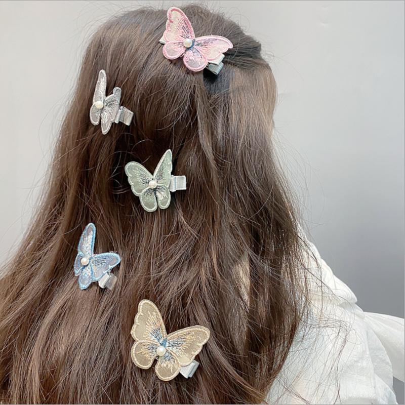 Hair Accessories 2pcs/pack Pearls Butterfly Hairpin Children Girls Cute Side Clips Embroidery Headdress AccessoriesHair, Green
Hair Accessories 2pcs/pack Pearls Butterfly Hairpin Children Girls Cute Side Clips Embroidery Headdress AccessoriesHair, Green