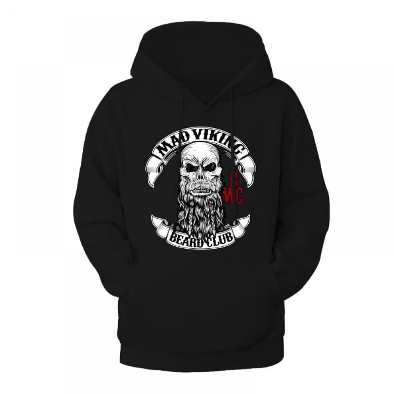 Men's Hoodies & Sweatshirts Mad VIiking Beard Club Classic Retro Fashion Of Printed Pullover Hoodie Sweatshirt Streetwear For Men, Black
Men's Hoodies & Sweatshirts Mad VIiking Beard Club Classic Retro Fashion Of Printed Pullover Hoodie Sweatshirt Streetwear For Men, Black