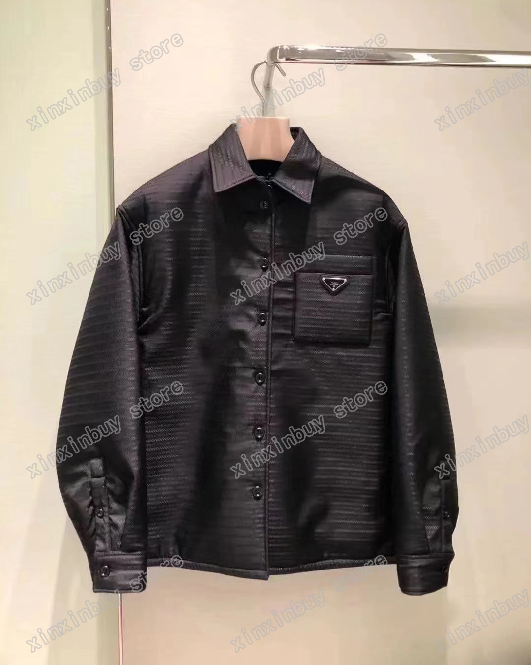 xinxinbuy Designers Jackets Men Women Jacquard fabric Triangle label paris Lapel Neck black S-XL
xinxinbuy Designers Jackets Men Women Jacquard fabric Triangle label paris Lapel Neck black S-XL