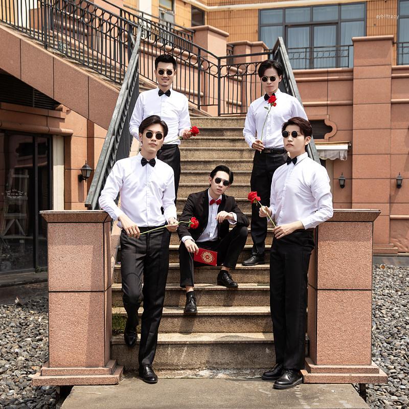Men' Dress Shirts Men French Cuff Tuxedo Shirt White Plus Size Tops Short / Long Sleeve Formal Wedding Bridegroom ShirtMen' Men'sMen' Syb, Red bowknot
Men' Dress Shirts Men French Cuff Tuxedo Shirt White Plus Size Tops Short / Long Sleeve Formal Wedding Bridegroom ShirtMen' Men'sMen' Syb, Red bowknot