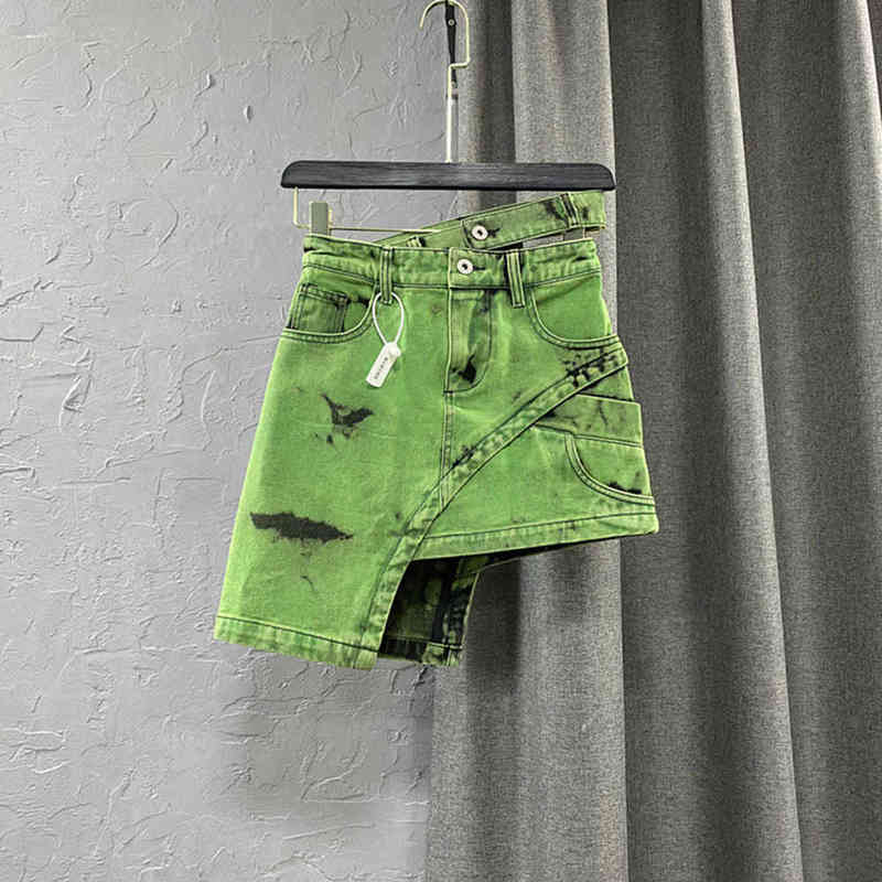 Woman skirt Summer Fashion Irregular Green Tie Dye Denim Skirt Women High Waist A-line Short Skirts Sexy Hot Girls Asymmetrical Skirt T220819
Woman skirt Summer Fashion Irregular Green Tie Dye Denim Skirt Women High Waist A-line Short Skirts Sexy Hot Girls Asymmetrical Skirt T220819
