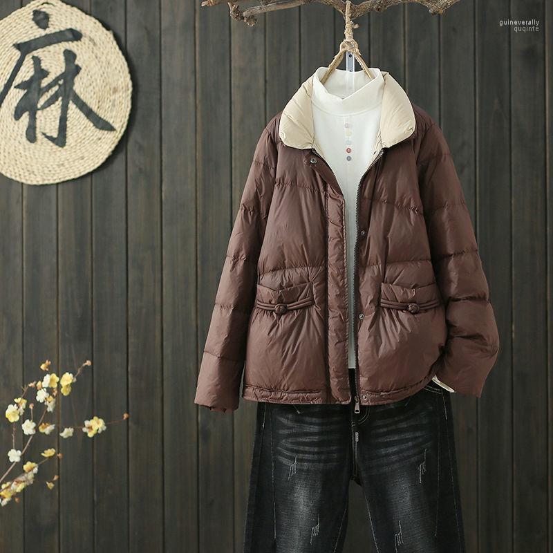 Women' Down & Parkas 2022 Spring Jacket Casual Turn Collar Winter Female Warm Coat Ladies White Duck Q116 Guin22, Black
Women' Down & Parkas 2022 Spring Jacket Casual Turn Collar Winter Female Warm Coat Ladies White Duck Q116 Guin22, Black