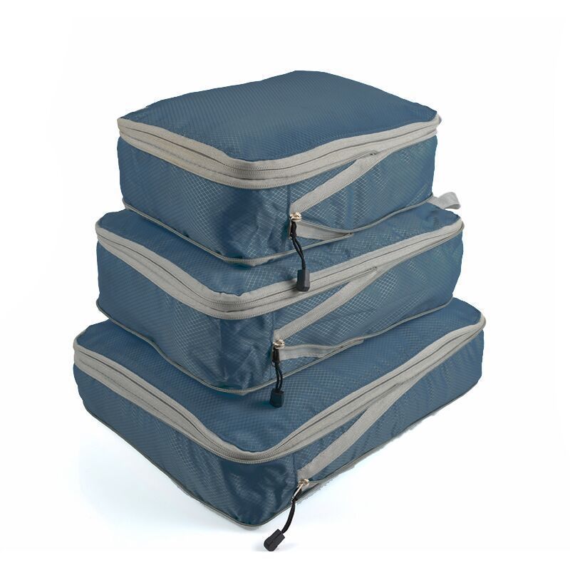 3pcs/set Compression Packing Cubes Travel Storage Bag Luggage Suitcase Organizer Set Foldable Waterproof Nylon Material 220516gx