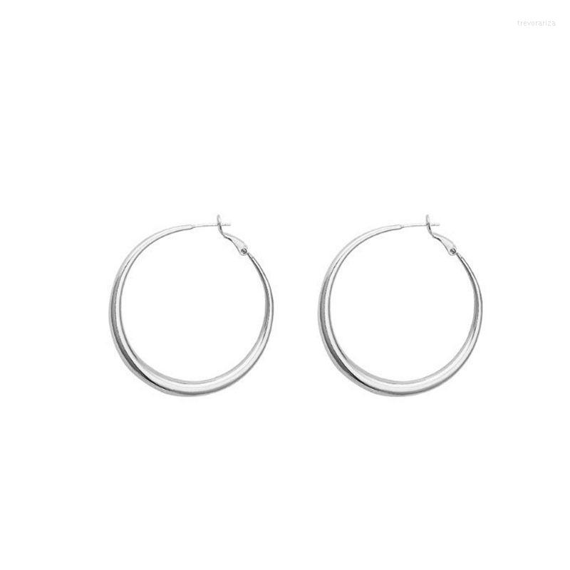 Hoop Earrings & Huggie Silver Needle Simple Metal For Women Temperament Large Circle Trendy Punk Cool Jewelry GiftHoop
Hoop Earrings & Huggie Silver Needle Simple Metal For Women Temperament Large Circle Trendy Punk Cool Jewelry GiftHoop
