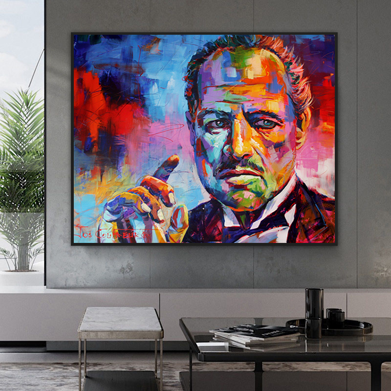 The Godfather Colorful Canvas Painting Godfather Abstract Wall Art Inspirational Pictures Boy's Bedroom Decor Posters and Prints
The Godfather Colorful Canvas Painting Godfather Abstract Wall Art Inspirational Pictures Boy's Bedroom Decor Posters and Prints