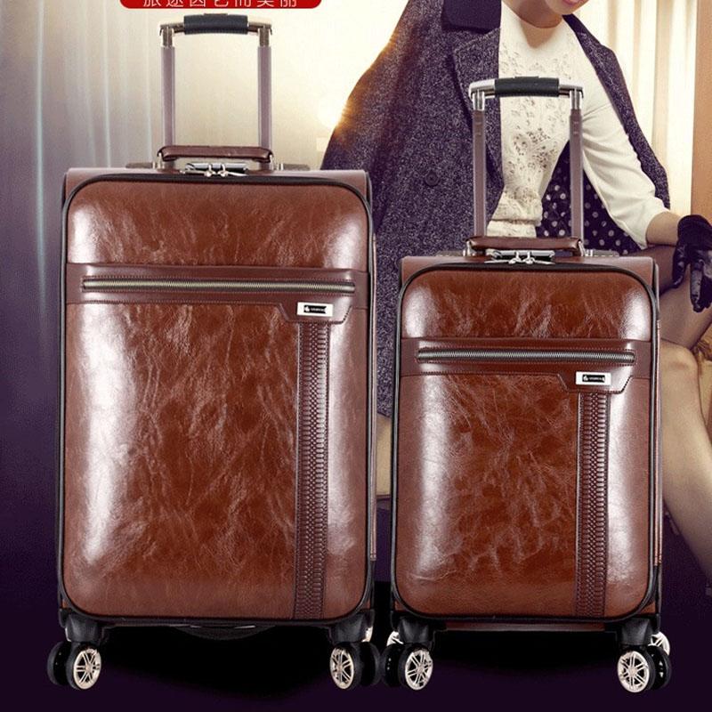 Suitcases PU Lethrt Rolling Luggage Suitcase Travel Trollry Suitcase18 Inch 20 24 Softside With Spinner Wheels
Suitcases PU Lethrt Rolling Luggage Suitcase Travel Trollry Suitcase18 Inch 20 24 Softside With Spinner Wheels