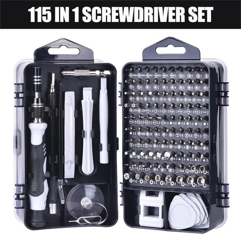 Hand Tools 115 In 1 Screwdriver Set Of Screw Driver Bit Multi-function Precision Mobile Phone Repair Device
Hand Tools 115 In 1 Screwdriver Set Of Screw Driver Bit Multi-function Precision Mobile Phone Repair Device