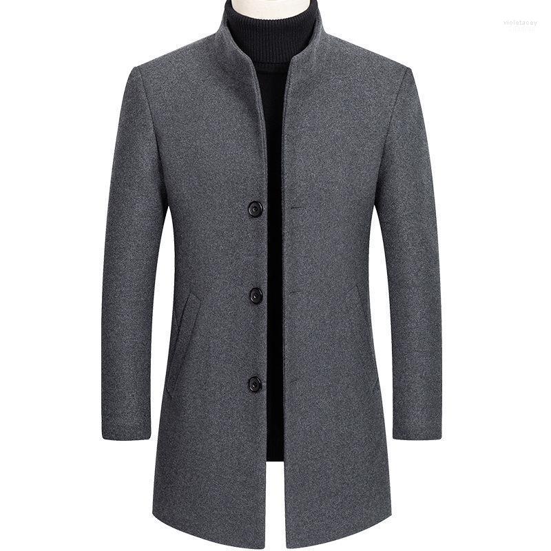 Men's Wool & Blends Men Solid Color Long Trench Coat Single-breasted Slim Fit Dust Coats Business Casual Overcoat Male 4 Viol22, Black
Men's Wool & Blends Men Solid Color Long Trench Coat Single-breasted Slim Fit Dust Coats Business Casual Overcoat Male 4 Viol22, Black